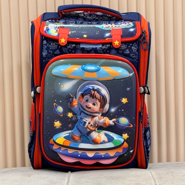 کوله پشتی بچگانه صندوقی طرح Space از K-Z کد 40616025